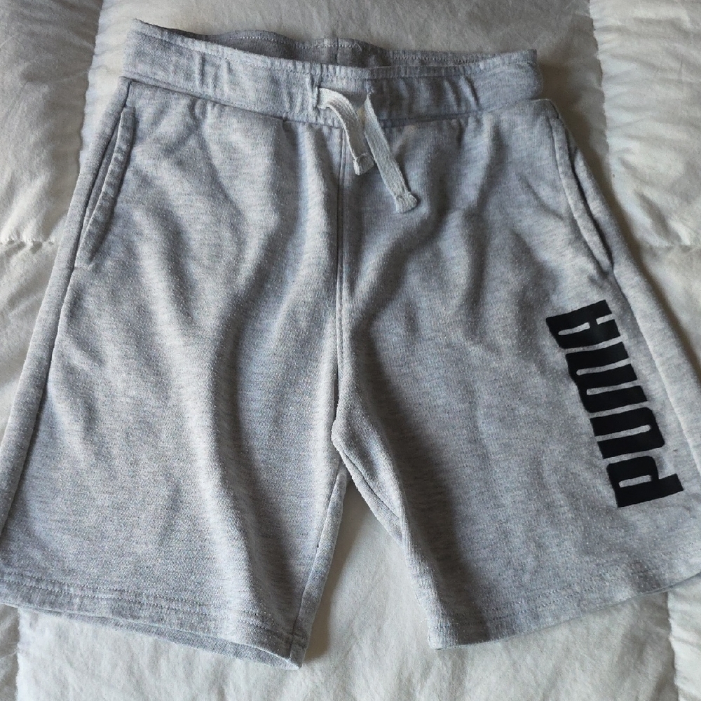 PUMA Men's Athletic Shorts in Light Gray